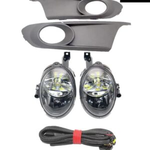 LEDライト VW JETTA 6 A6 MK6 2011 - 14 カー スタイリング フロントLED フォグライト フォグランプ フォグライト グリル ワイヤー アセンブリ - set