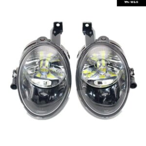 LEDライト VW JETTA 6 A6 MK6 2011 - 14 カー スタイリング フロントLED フォグライト フォグランプ フォグライト グリル ワイヤー アセンブリ - only light