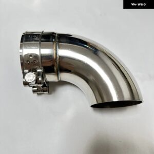 カーパーツ マフラーサプレッサー ステンレス 排気アウトレットエルボ接続 - 51mm