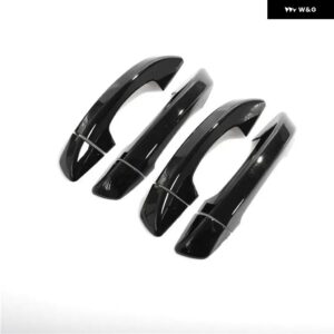 VW PASSAT B6 3C 2006 -2012 PASSAT CC 2009-2016 光沢ブラッククローム車 ドアハンドル カバー トリム スタイリング アクセサリー - Glossy black