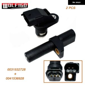 クランク カムシャフト カムシャフト クランクシャフト ポジションセンサー BENZ W169 W245 W202 W203 W204 W140 0031532728 0041536928 - 2 PCS