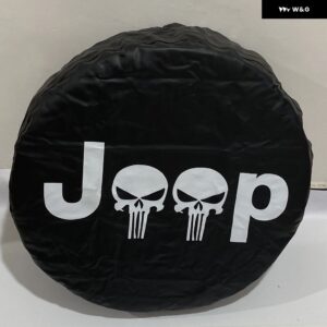 PVC PUレザー 車用 スペアタイヤ ホイール カバー バッグ プロテクター ケース ポーチ 三菱 MI-1 アクセサリー 14インチ 15インチ 16インチ 17インチ - 14 INCH