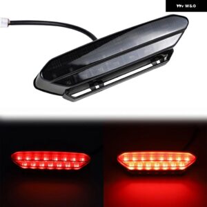 ATV LED テールライト ブレーキ リアライト ヤマハ YFZ 450 2006 - 09 スモーククリアレンズ - black