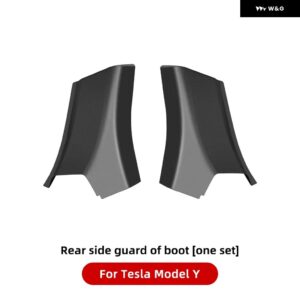 テスラ モデルY 2021-2023 リア トランク サイドガード TPEカバー ふわふわ表面コーナー シェル リア トランク プロテクター - 2