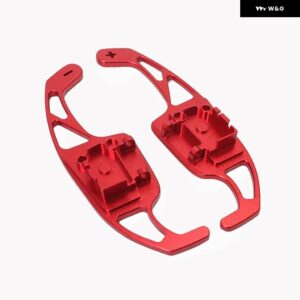 DSG ステアリングホイール パドルエクステンション シフト カバー VW ゴルフ 5 6 MK6 GTI R ジェッタ MK5 パサート B6 B7 CC ポロ シャラン ティグアン セア - Red