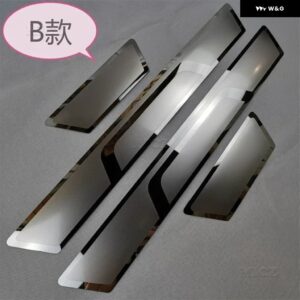 CLIO 2014 - 2024 ステンレス ドアシル ステッカー ドアシル スカッフプレート /ドアシルカーアクセサリー - b