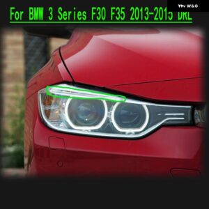BMW 3シリーズ F30 F35 2013 2014 2015 車用 DRL ヘッドライト ライトガイドストリップ デイタイム ランニングライト チューブ バー - 1PCS right Eyebrow