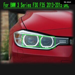 BMW 3シリーズ F30 F35 2013 2014 2015 車用 DRL ヘッドライト ライトガイドストリップ デイタイム ランニングライト チューブ バー - 2PCS right big small