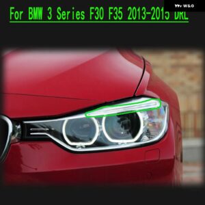 BMW 3シリーズ F30 F35 2013 2014 2015 車用 DRL ヘッドライト ライトガイドストリップ デイタイム ランニングライト チューブ バー - 1PCS left Eyebrow