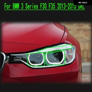BMW 3シリーズ F30 F35 2013 2014 2015 車用 DRL ヘッドライト ライトガイドストリップ デイタイム ランニングライト チューブ バー - 3PCS left