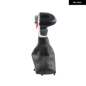 オートマチック ギア シフト ノブ アウディ A6 C6 A3 8P A4 B8 A5 Q5 2009-2014 4G1 713 139 R 4G1713139R - carbon fiber