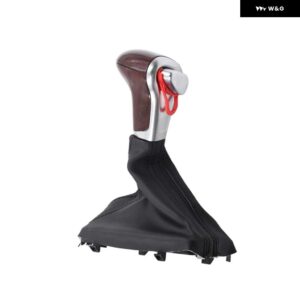 オートマチック ギア シフト ノブ アウディ A6 C6 A3 8P A4 B8 A5 Q5 2009-2014 4G1 713 139 R 4G1713139R - wood grain black