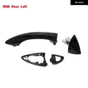 RHD 車 外装 ドアハンドル BMW X5 E53 2000-2006 外側 ドアハンドル 51218243618 51218257738 - RHD Rear Left