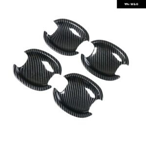 スバル トレジア 2011 - 17 カーボン クローム カー ドアハンドル カバー トリム ステッカー スタイリング アクセサリー - carbon bowl