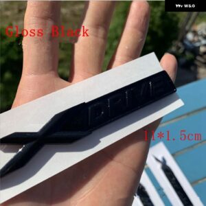 クロームブラックフェンダーレター XDRIVE 旧型 XDRIVE エンブレム 1 3 4 5 6 7シリーズ X1 X3 X4 X5 X6 Z4 GT X DRIVE バッジ - XDRIVE Gloss Black