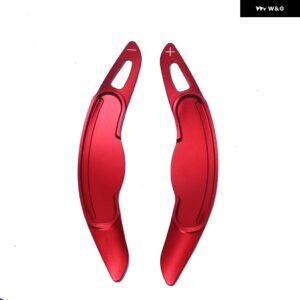 MINI COOPER S JCW F54 F55 F56 F57 F60 COUNTRYMAN CLUBMAN アルミ ステアリングホイール シフト パドルエクステンションカバー アクセサリー - Red