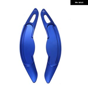 MINI COOPER S JCW F54 F55 F56 F57 F60 COUNTRYMAN CLUBMAN アルミ ステアリングホイール シフト パドルエクステンションカバー アクセサリー - Blue