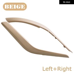 BMW X1 E84 2010-2016 車用 インナードア パネル ハンドル 左右カバー 内装ドア アームレスト プル トリム カバー ベージュ ブラック - beige 2