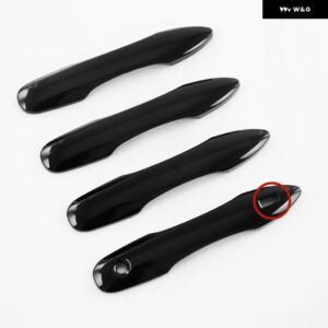 トヨタ ヤリスクロス 2020 2021 2022 光沢ブラッククロームカー ドアハンドル カバー ボウル トリム ステッカー スタイリング アクセサリー - 1 Keyless Entry3