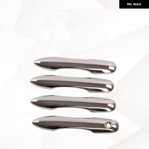 トヨタ ヤリスクロス 2020 2021 2022 光沢ブラッククロームカー ドアハンドル カバー ボウル トリム ステッカー スタイリング アクセサリー - 0 Keyless Entry