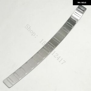 シュコダ オクタビア A7 2015 2016 ~2021 ステンレス リア トランク バンパー プロテクター リア スカッフプレート リアドアシル カーアクセサリー - b