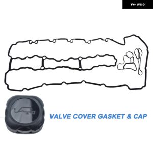 BMW バルブ カバー ガスケット シリンダー ヘッドガスケット オイル フィルターセット E88 E82 E90 E91 E60 F01 E71 X6 N54 エンジン 11127565286 - Set 4pcs