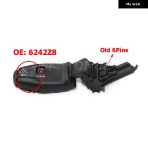 6242Z8 6242.Z9 クルーズ コントロール レバー スイッチ 速 度制限付き プジョー 307 308 408 206 207 301 3008 シトロエン 6242Z9 6242.Z8 - Old　Version　6pins