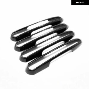 トヨタ ハイランダー XU70 2020 2021 2022 カーボン カー ドアハンドル ボウルカバー 装飾 ステッカー スタイリング アクセサリー - carbon 0 sensor