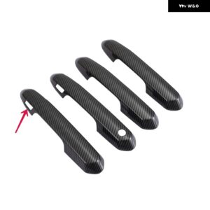 トヨタ RAV4 RAV 4 XA50 2019 - 21 クロームカラー カーボン カーアクセサリー - carbon 2 sensors