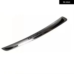 シュコダ オクタビア A7 A8 2015 2016~2022 ステンレス リア トランク バンパー プロテクター リア スカッフプレート リアドアシル カーアクセサリー - a