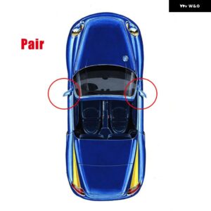 サイドバックミラー LED インジケーター ウィンカーライト ハウジング 電球 なし ボルボ XC70 XC90 2007-2014 31111813 31111814 - pair