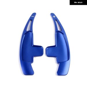 シフター パドル メルセデスベンツ AMG A45 C63 S63 CLA45 GLA45 CLS63 SL63 車用 ステアリングホイール パドル シフト エクステンション シフター DSG - Blue