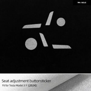 テスラ モデル3 ハイランド 2024 トリム モデル3 フラッシュクリスタル TPU 読書灯 ステッカー ステアリングホイール 車内アクセサリー - Seat Adjustment