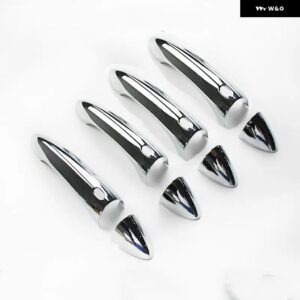 シボレー クルーズ 2015 - 18 クロームハンドルカバー トリム セット シボレー セダンハッチアクセサリー ステッカー カー スタイリング - handle 4 buttons