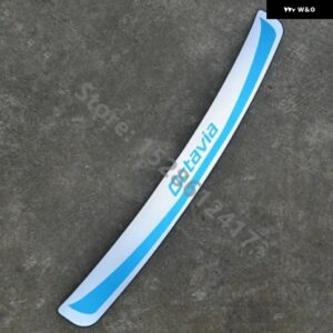 ステンレス リア バンパー プロテクター シル トランク トレッドプレート トリム SKODA OCTAVIA A7 2015 2016 2017~2021 カー スタイリング - Octavia 2015-20212