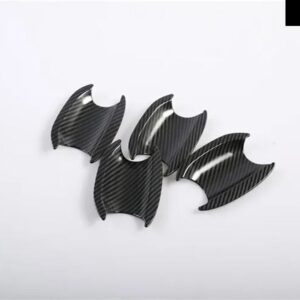 カーボンクロームカーサイド ドアハンドル カバー トリム ステッカー VW CC 2019 - 22 スタイリング アクセサリー - carbon bowl