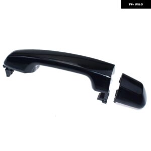 クローム/ブラック フロント リア 左 右 外装 アウター ドアハンドル 2010-2016 トヨタ 4RUNNER レクサス GX460 69210-60100 69211-60090 - Rear LH OR RH Black