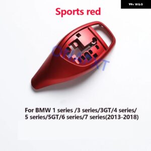 シフト レバー カバー BMW 1 3 4 5 X5シリーズ F30 F10 F15 レバー ギアノブ ギア シフト ノブ ギア レバー ノブ ギアスティック カーアクセサリー - 1345 red