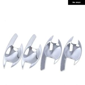 カーボンクロームカー ドアハンドル ボウルカバー ステッカー 三菱 パジェロ スポーツ2011-2021 スタイリング アクセサリー - s-bowl