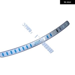 カーアクセサリー ステンレス リア バンパー プロテクター シル トランク トレッドプレート トリム マツダ CX-5 CX 5 CX5 2017 2018~2024 - Silver