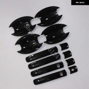 インフィニティ FX35 FX45 2003 2004 2005~ 2008 カーアクセサリー ABS 光沢ブラック 外装 ドアハンドル カバー ドアハンドル ボウル トリム - 14