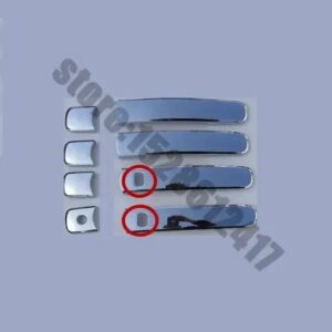 カーアクセサリー クローム サイド ドアハンドル カバー トリム 日産 X-TRAIL T31 2009 - 13 車用 ステッカー オーバーレイ - 4