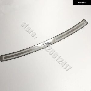 VW TIGUAN MK2 2017-2024 ステンレス リア トランク バンパー プロテクター リア スカッフプレート リアドアシル カーアクセサリー - with letter Tiguan3