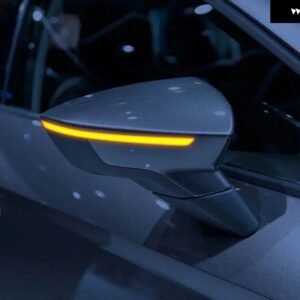 セアト ダイナミックウィンカー ウィンカーミラー インジケーター ライトレオンIII 5F ST FRキュプラアロナKJ7 LED 2013 2014 2015 2017 2018 2019 - Yellow