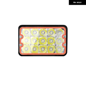 5インチ LED 作業灯バー LED 作業灯 スクエア LED オフロード LED バー 4インチ スポット フラッド フォグランプ 12V 24V オフロード 4X4 1/2個 - type　A　1pcs