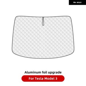 テスラ モデル3 Y ジュニパー 21-25 車用サンシェード フロントウィンドウシェード カバー バイザー ガラスルーフ スカイライト UVカット アクセサリー - For M3 aluminum foil