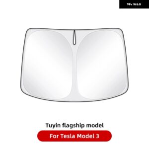 テスラ モデル3 Y ジュニパー 21-25 車用サンシェード フロントウィンドウシェード カバー バイザー ガラスルーフ スカイライト UVカット アクセサリー - For M3 Silvering