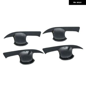 トヨタ カローラ E210 2019 - 24 ハイブリッド ABS カーボン カー ドアハンドル ボウルカバー トリム アクセサリー - B Carbon Fiber