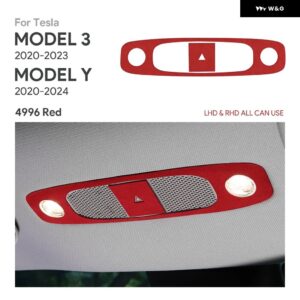 イタリアントップスエード読書灯 フレーム トリム ステッカー テスラ モデル3 2020-2023 モデルY 2020 - 24 アクセサリー - 4996 Color