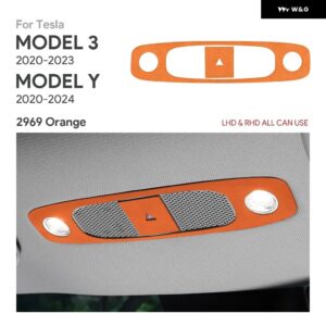 イタリアントップスエード読書灯 フレーム トリム ステッカー テスラ モデル3 2020-2023 モデルY 2020 - 24 アクセサリー - 2969 Color